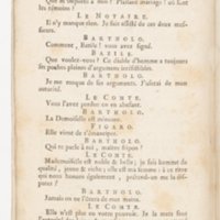 Barbier de Séville, ou la Précaution inutile (Le), comédie en quatre actes, par M. de Beaumarchais, représentée sur le théâtre de la Comédie Française le 23 février 1775 (avec une Lettre modérée sur la chute et la critique du Barbier de Séville)