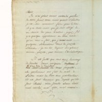 Recueil de lettres de Voltaire, de Mme du Châtelet et de Jean-Jacques Rousseau, préparé en 1782 pour une édition, par un ancien secrétaire de l'abbé de Sade