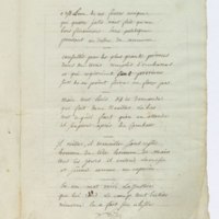Recueil de lettres de Voltaire, de Mme du Châtelet et de Jean-Jacques Rousseau, préparé en 1782 pour une édition, par un ancien secrétaire de l'abbé de Sade