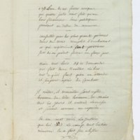 Recueil de lettres de Voltaire, de Mme du Châtelet et de Jean-Jacques Rousseau, préparé en 1782 pour une édition, par un ancien secrétaire de l'abbé de Sade