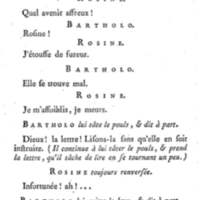 Barbier de Séville, ou la Précaution inutile (Le), comédie en quatre actes, par M. de Beaumarchais, représentée sur le théâtre de la Comédie Française le 23 février 1775 (avec une Lettre modérée sur la chute et la critique du Barbier de Séville)