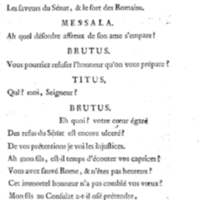 Brutus de M. de Voltaire (Le), avec un Discours sur la tragédie