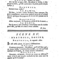 Barbier de Séville, ou la Précaution inutile (Le), comédie en quatre actes, par M. de Beaumarchais, représentée sur le théâtre de la Comédie Française le 23 février 1775 (avec une Lettre modérée sur la chute et la critique du Barbier de Séville)