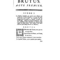 Brutus de M. de Voltaire (Le), avec un Discours sur la tragédie