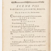 Barbier de Séville, ou la Précaution inutile (Le), comédie en quatre actes, par M. de Beaumarchais, représentée sur le théâtre de la Comédie Française le 23 février 1775 (avec une Lettre modérée sur la chute et la critique du Barbier de Séville)