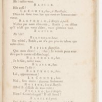 Barbier de Séville, ou la Précaution inutile (Le), comédie en quatre actes, par M. de Beaumarchais, représentée sur le théâtre de la Comédie Française le 23 février 1775 (avec une Lettre modérée sur la chute et la critique du Barbier de Séville)