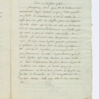 Recueil de lettres de Voltaire, de Mme du Châtelet et de Jean-Jacques Rousseau, préparé en 1782 pour une édition, par un ancien secrétaire de l'abbé de Sade