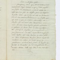 Recueil de lettres de Voltaire, de Mme du Châtelet et de Jean-Jacques Rousseau, préparé en 1782 pour une édition, par un ancien secrétaire de l'abbé de Sade