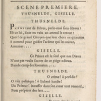Chérusques (Les), tragédie ; tirée du théâtre allemand ; par M. Bauvin