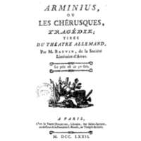 Arminius, ou les Chérusques : tragédie, tirée du théâtre allemand
