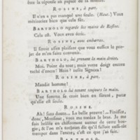 Barbier de Séville, ou la Précaution inutile (Le), comédie en quatre actes ; par M. de Beaumarchais ; représentée & tombée sur le théâtre de la Comédie Françoise aux Tuileries, le 23 de février 1775
