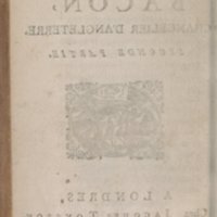 Politique du chevalier Bacon, chancelier d'Angleterre (La) [éd. 1740]