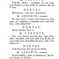Bourru bienfaisant (Le), comédie en trois actes et en prose, de M. Goldoni, représentée à la cour le 5 novembre 1771, et représentée pour la première fois par les Comédiens français ordinaires du Roi le 4 novembre 1771
