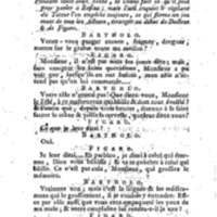 Barbier de Séville, ou la Précaution inutile (Le), comédie en quatre actes, par M. de Beaumarchais, représentée sur le théâtre de la Comédie Française le 23 février 1775 (avec une Lettre modérée sur la chute et la critique du Barbier de Séville)