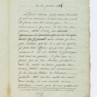 Recueil de lettres de Voltaire, de Mme du Châtelet et de Jean-Jacques Rousseau, préparé en 1782 pour une édition, par un ancien secrétaire de l'abbé de Sade