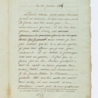 Recueil de lettres de Voltaire, de Mme du Châtelet et de Jean-Jacques Rousseau, préparé en 1782 pour une édition, par un ancien secrétaire de l'abbé de Sade