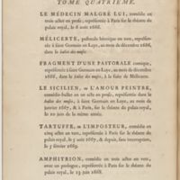 Mémoires sur la vie et les œuvres de Molière (Les)