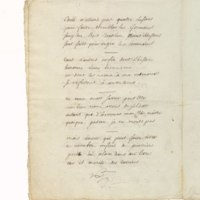 Recueil de lettres de Voltaire, de Mme du Châtelet et de Jean-Jacques Rousseau, préparé en 1782 pour une édition, par un ancien secrétaire de l'abbé de Sade