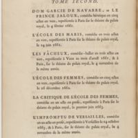 Mémoires sur la vie et les œuvres de Molière (Les)