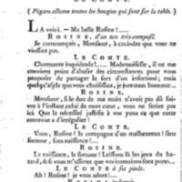 Barbier de Séville, ou la Précaution inutile (Le ), comédie en quatre actes, par M. de Beaumarchais, représentée sur le théâtre de la Comédie Française le 23 février 1775 (avec une Lettre modérée sur la chute et la critique du Barbier de Séville)