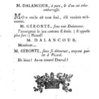 Bourru bienfaisant (Le), comédie en trois actes et en prose, de M. Goldoni, représentée à la cour le 5 novembre 1771, et représentée pour la première fois par les Comédiens français ordinaires du Roi le 4 novembre 1771
