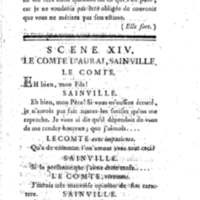 Amants sans le sçavoir (Les), comédie, en trois actes, et en prose, représentée pour la premiere fois par les Comédiens ordinaires du Roi, le 6 juillet 1771, au théâtre du Palais des Tuileries