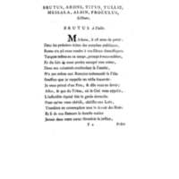 Brutus de M. de Voltaire (Le), avec un Discours sur la tragédie