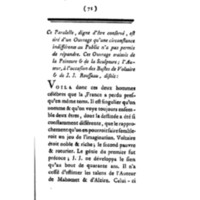 Lettres de M. de Voltaire et de sa célèbre amie [la marquise du Châtelet] ; suivies d'un petit Poëme, d'une lettre de J.-J. Rousseau, & d'un parallèle entre Voltaire et J.-J. Rousseau