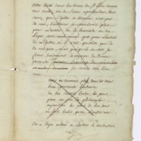 Recueil de lettres de Voltaire, de Mme du Châtelet et de Jean-Jacques Rousseau, préparé en 1782 pour une édition, par un ancien secrétaire de l'abbé de Sade