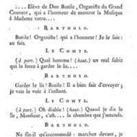 Barbier de Séville, ou la Précaution inutile (Le), comédie en quatre actes, par M. de Beaumarchais, représentée sur le théâtre de la Comédie Française le 23 février 1775 (avec une Lettre modérée sur la chute et la critique du Barbier de Séville)