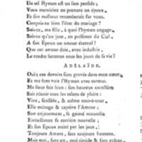Adélaïde, ou l'Antipathie pour l'amour, comédie en deux actes, en vers de dix syllabes. Représentée pour la première fois, par les Comédiens franc̜ois, le 10 juillet 1780
