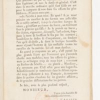 Barbier de Séville, ou la Précaution inutile (Le), comédie en quatre actes, par M. de Beaumarchais, représentée sur le théâtre de la Comédie Française le 23 février 1775 (avec une Lettre modérée sur la chute et la critique du Barbier de Séville)