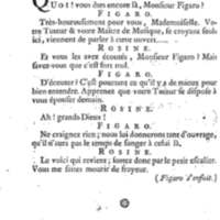 Barbier de Séville, ou la Précaution inutile (Le ), comédie en quatre actes, par M. de Beaumarchais, représentée sur le théâtre de la Comédie Française le 23 février 1775 (avec une Lettre modérée sur la chute et la critique du Barbier de Séville)
