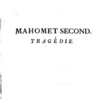 Mahomet second, tragédie, par M. de La Noue