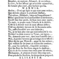 Comte de Warwik [sic] (Le), tragédie par M. de La Harpe, représentée pour la première fois par les Comédiens françois ordinaires du Roi, le 7 novembre 1763