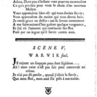 Comte de Warwik [sic] (Le), tragédie par M. de La Harpe, représentée pour la première fois par les Comédiens françois ordinaires du Roi, le 7 novembre 1763