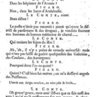 Barbier de Séville, ou la Précaution inutile (Le ), comédie en quatre actes, par M. de Beaumarchais, représentée sur le théâtre de la Comédie Française le 23 février 1775 (avec une Lettre modérée sur la chute et la critique du Barbier de Séville)