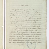 Recueil de lettres de Voltaire, de Mme du Châtelet et de Jean-Jacques Rousseau, préparé en 1782 pour une édition, par un ancien secrétaire de l'abbé de Sade