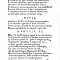 Comte de Warwik [sic] (Le), tragédie par M. de La Harpe, représentée pour la première fois par les Comédiens françois ordinaires du Roi, le 7 novembre 1763