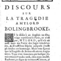 Brutus de M. de Voltaire (Le), avec un Discours sur la tragédie
