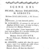 Bourru bienfaisant (Le), comédie en trois actes et en prose, de M. Goldoni, représentée à la cour le 5 novembre 1771, et représentée pour la première fois par les Comédiens français ordinaires du Roi le 4 novembre 1771