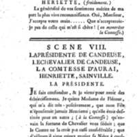 Amants sans le sçavoir (Les), comédie, en trois actes, et en prose, représentée pour la premiere fois par les Comédiens ordinaires du Roi, le 6 juillet 1771, au théâtre du Palais des Tuileries