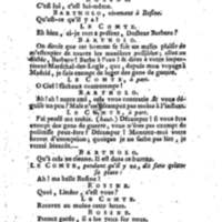 Barbier de Séville, ou la Précaution inutile (Le), comédie en quatre actes, par M. de Beaumarchais, représentée sur le théâtre de la Comédie Française le 23 février 1775 (avec une Lettre modérée sur la chute et la critique du Barbier de Séville)