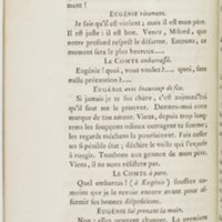 Eugénie, drame en cinq actes en prose, enrichi de figures en taille-douce ; avec un Essai sur le drame sérieux