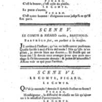Barbier de Séville, ou la Précaution inutile (Le), comédie en quatre actes, par M. de Beaumarchais, représentée sur le théâtre de la Comédie Française le 23 février 1775 (avec une Lettre modérée sur la chute et la critique du Barbier de Séville)