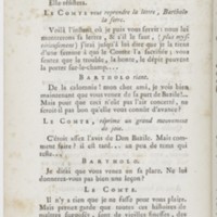 Barbier de Séville, ou la Précaution inutile (Le), comédie en quatre actes ; par M. de Beaumarchais ; représentée & tombée sur le théâtre de la Comédie Françoise aux Tuileries, le 23 de février 1775