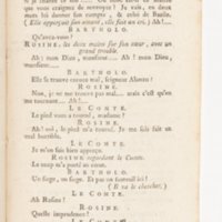 Barbier de Séville, ou la Précaution inutile (Le), comédie en quatre actes, par M. de Beaumarchais, représentée sur le théâtre de la Comédie Française le 23 février 1775 (avec une Lettre modérée sur la chute et la critique du Barbier de Séville)