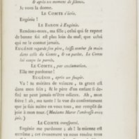 Eugénie, drame en cinq actes en prose, enrichi de figures en taille-douce ; avec un Essai sur le drame sérieux