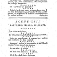 Barbier de Séville, ou la Précaution inutile (Le), comédie en quatre actes, par M. de Beaumarchais, représentée sur le théâtre de la Comédie Française le 23 février 1775 (avec une Lettre modérée sur la chute et la critique du Barbier de Séville)
