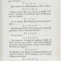 Barbier de Séville, ou la Précaution inutile (Le), comédie en quatre actes ; par M. de Beaumarchais ; représentée & tombée sur le théâtre de la Comédie Françoise aux Tuileries, le 23 de février 1775